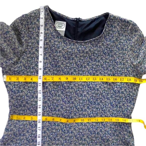 Vintage Dress 10 Y2K Laura Ashley Fall Floral Dress 90s Grunge Cottage Shift - Picture 11 of 13